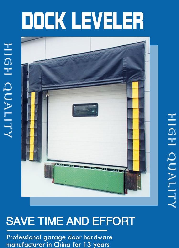 Retractable Truck Leveler Cargo Lift Aluminium Dock Leveller Warehouse Cargo Loading Unloading Air Powered Dock Leveler