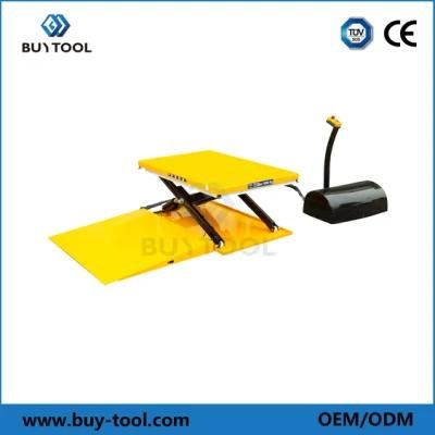 Low-Profile Hydraulic Lift Table with Optional Loading Ramp