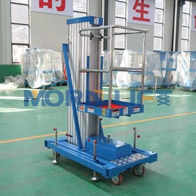 Mobile Towed Man Lift Light Level Manual Hydraulic