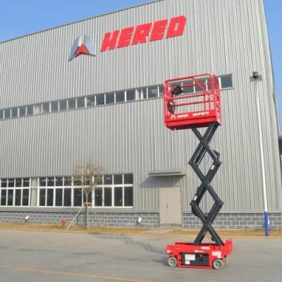Cheap Price Indoor Outdoor Mobile Elevated Self Propelled Small Electric Scissor Lift
