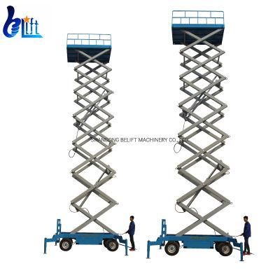 4m-18m Electric Suspended Platform Hydraulic Scissor Lift for Sale