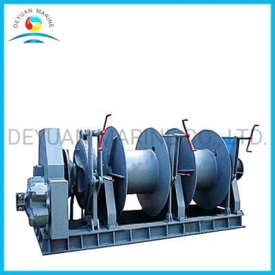 Hydraulic Double Drum Marine Winch