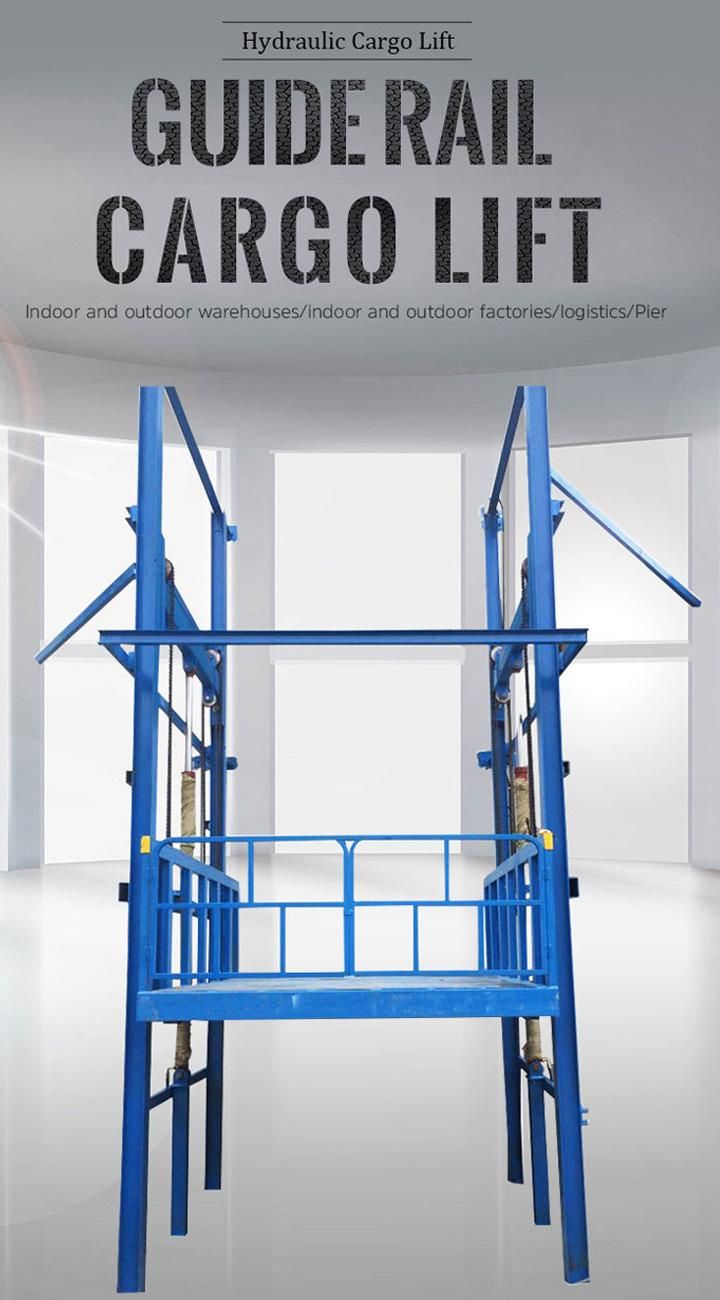 Vertical Platform Lift Hydraulic Goods Freight Elevator Lift Electric Cargo Lift