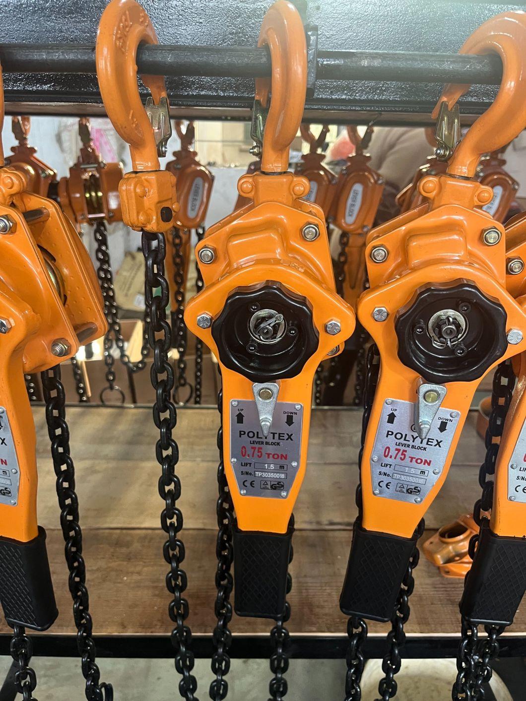 0.75t Hoist Lever Chain Block Hoist 0.75ton High Quality Manual Lifting Chain Hoist Lever Block