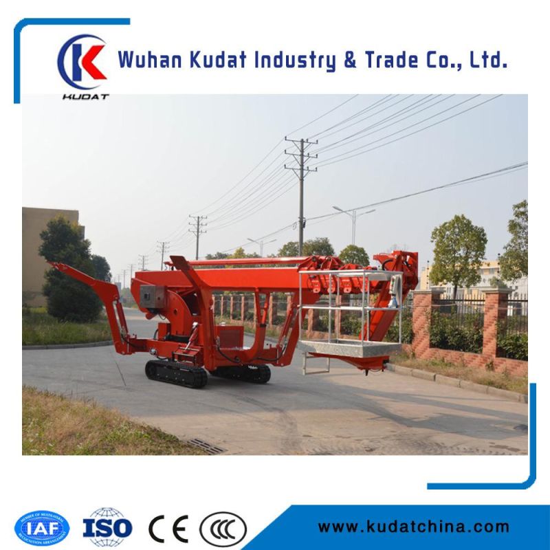 Crawler Spider Aerial Work Boom Lift Kd-T36