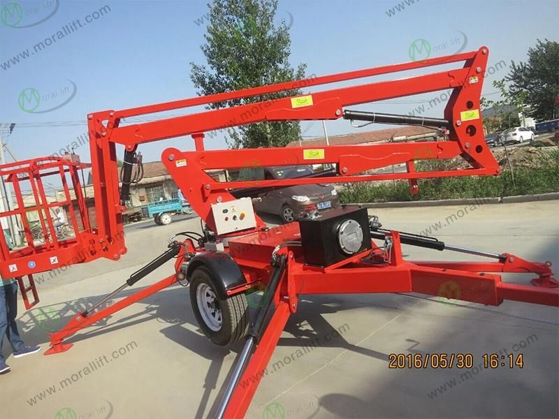 CE Certification Telescopic Boom Lift with Working Basket (TBL-8)