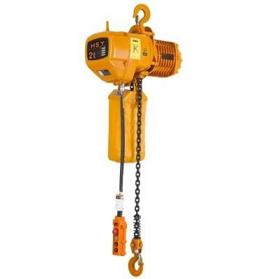 2 Ton 380V Electric Chain Hoist for Lifting with Trolley