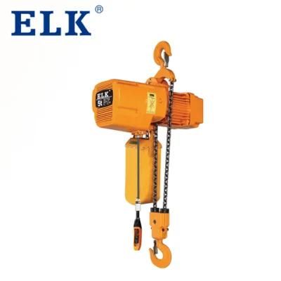 Elk 5ton Electric Chain Trolley Hoist for Lifting Equipment