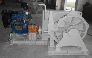 Diesel Engine Driven Windlass for Sale with Single Gypsy