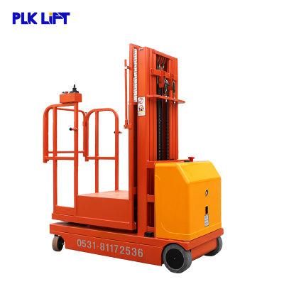 300kg China Mini Vertical Order Picker for Sale