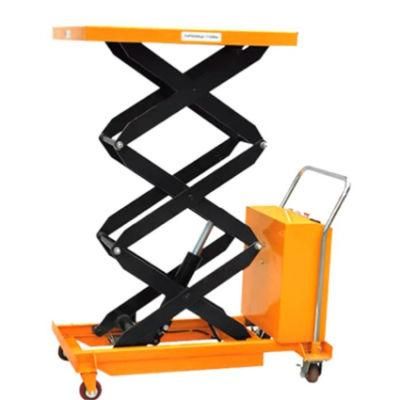 Double Scissor Semi Electric High Lift Table Lift Mechanism Electric