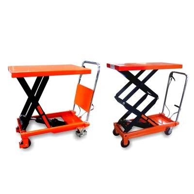 800kgs Hydraulic Scissor Table Truck with Top Technology