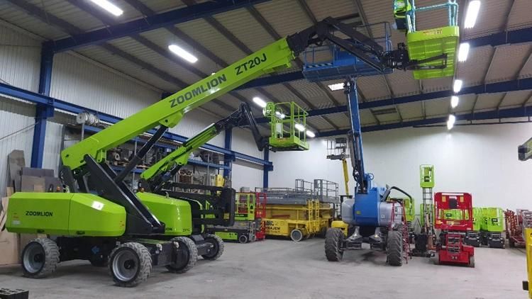 Zoomlion 26m Man Aerial Wok Platformtelescopic Boom Lift (ZT26J)