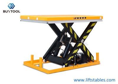 High Quality Strong Iron Material Handling Hydraulic Scissor Lift Table