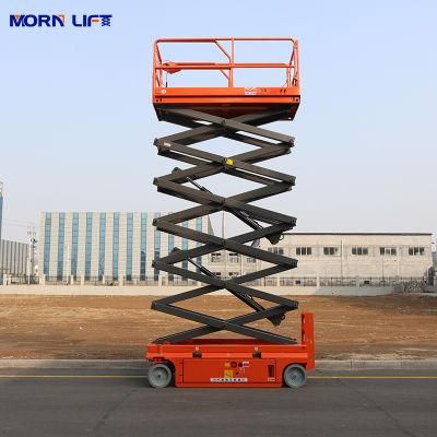 Morn 6 M Nude Packing Self Propelled Electric Scissor Man Lift