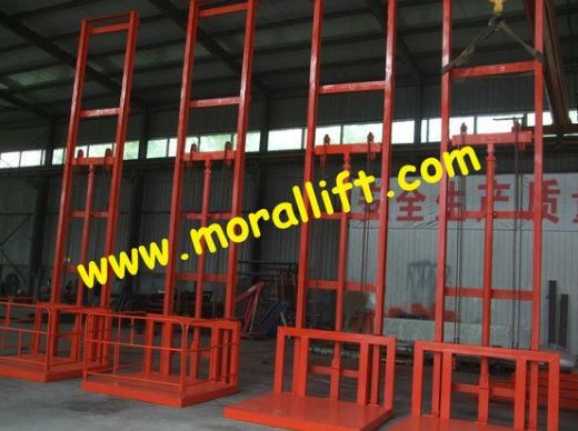 Warehouse Vertical Hydraulic 500kg Cargo Elevator Lift