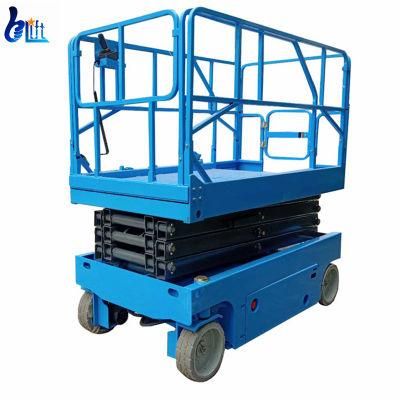 Mobile Stacker Hoist Hydraulic Self Propelled Scissor Lift