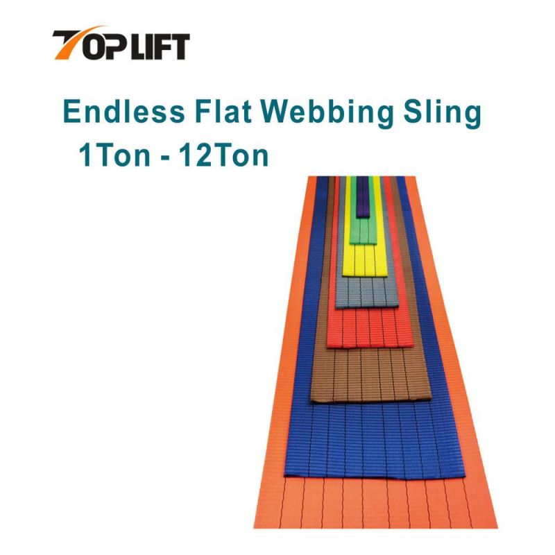 3t Multi-Color High Tenacity Webbing Type in Industrial Polyester Yarn