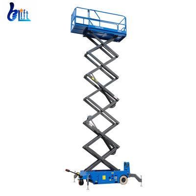 11m Load 450kg Full Electric Mobile Scissor Table Lift for Warehouse Crane