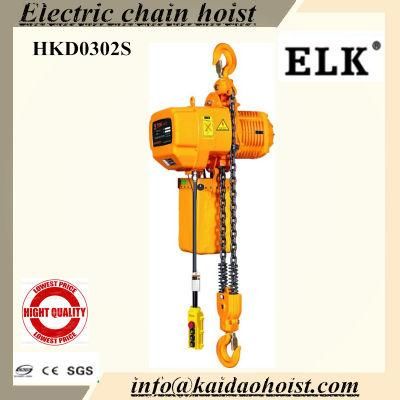 Dual Speed 3ton Hook Type Chain Hoist