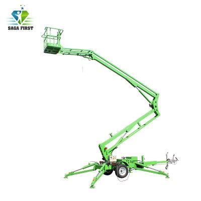 Ce Certificated 8-22m Mini Portable Hydraulic Towable Cherry Picker Crane