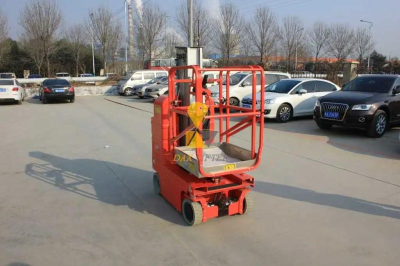 Single Mast Simply Maintenance Practical Self-Moving Aluminum Alloy Lifter