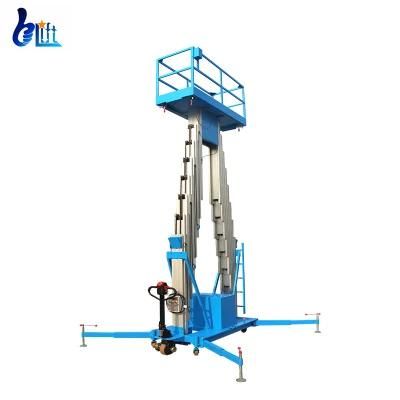 Battery Assist Move Electric Mobile Aluminum Aerial Work Platform Lift