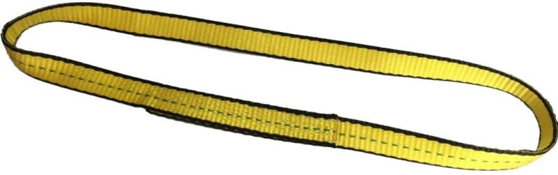 3100lbs Yellow Polyester Single Ply E&E Web Slings