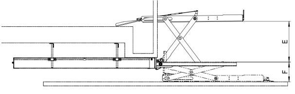 Ce Certified Electrical & Hydraulic Wheelchair Lift for Bus Model Uvl-700-S