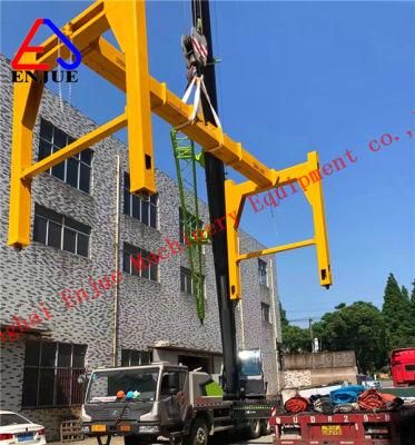 Manual Telescopic Over Height Container Frame Container Lifting Beam for Flat Rack for Stacker Supplier