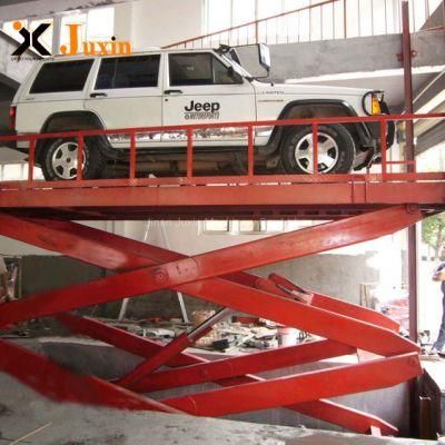 Hydraulic Car Parking Lift 2-Layer Underground Garage Villa Home Use Stationary Scissor Lift