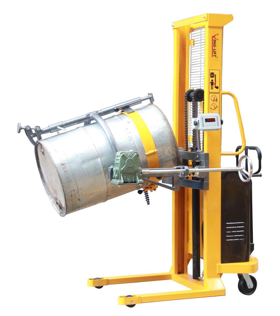 Electric Hydraulic Oil Drum Pallet Stacker Lifter with High Quality Barrel Stacker Yl520 Series