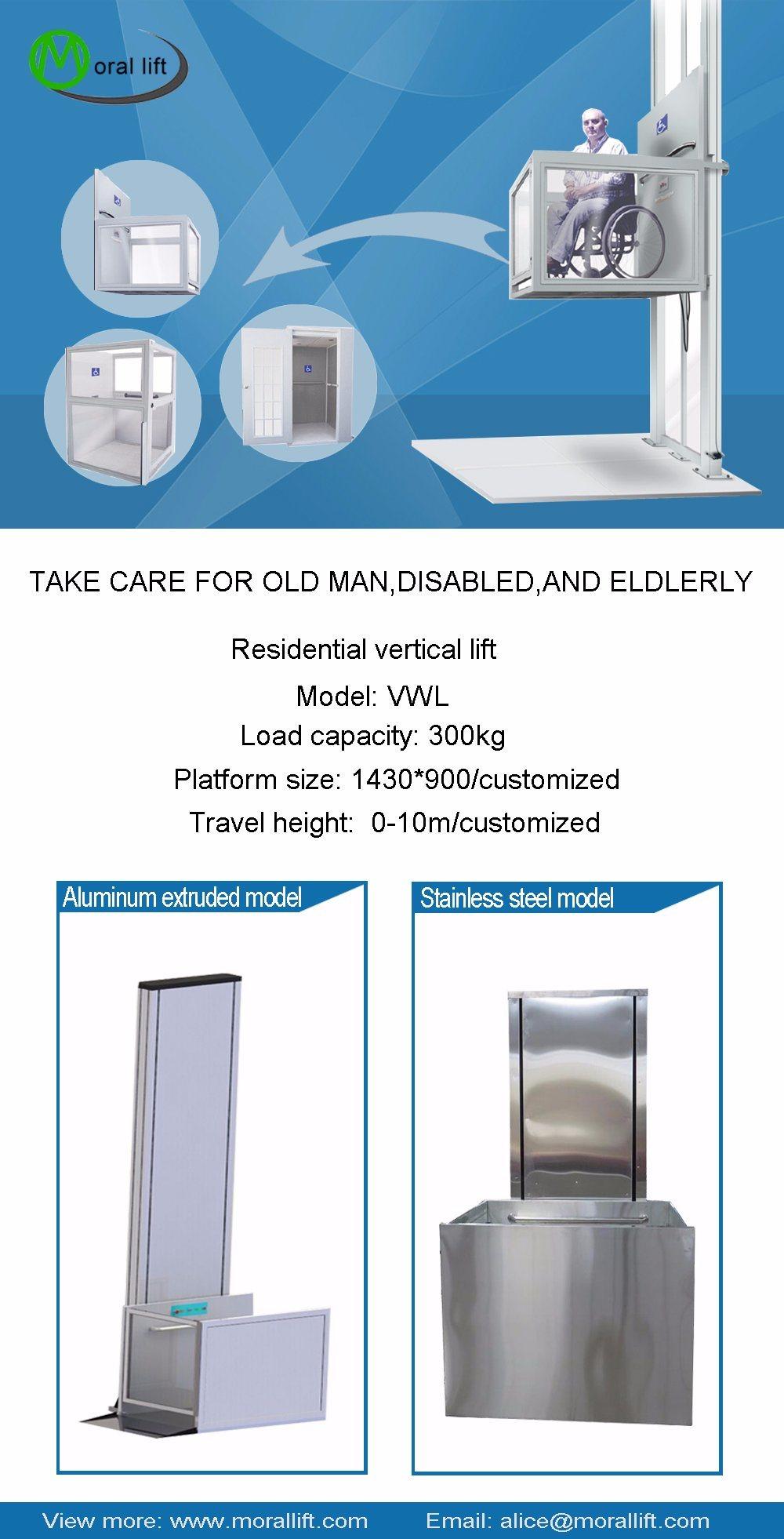 outdoor Residential Home Elevators for Old