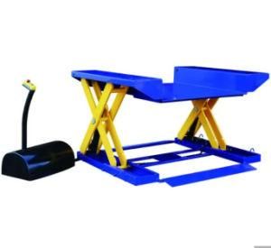 1000kg Capacity Low Profile Powered Scissor Lift Table