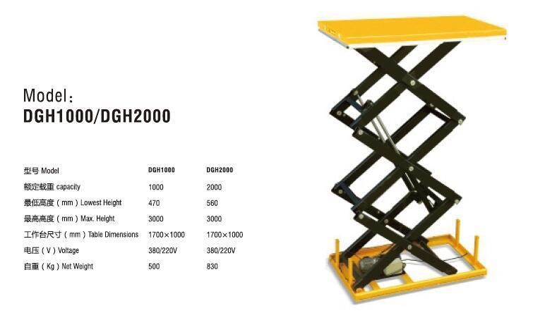 3m Height Scissor Lift Platform