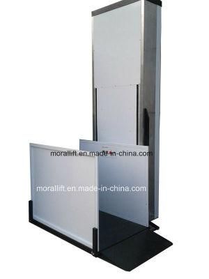 Vertical Disabled Floor Lift/Hydraulic Home Wheelchair Lift