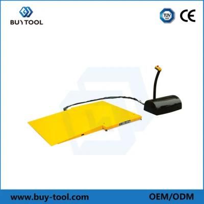 Ultra Low Profile Electric Lift Table 1000kg Pit Free