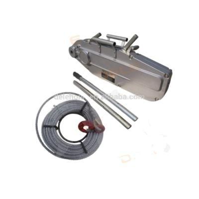 Brake Pulling Hand Winch with Automatic System and Wire Rope