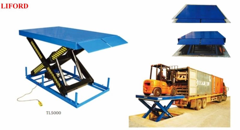 Electric Stationary Lift Tables for Warehouse Trucks