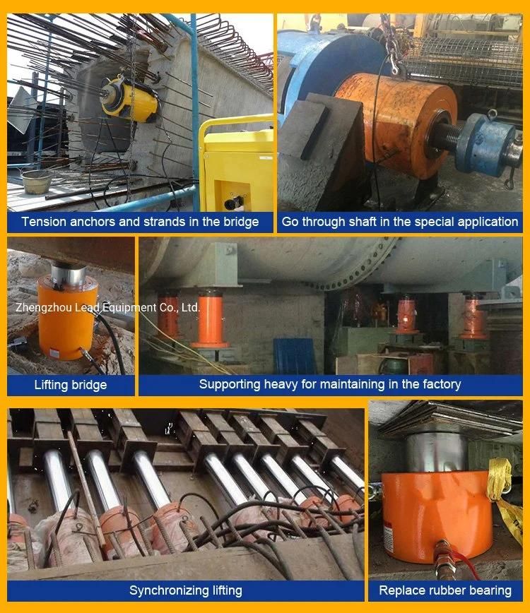 Wholesale Double Acting Heavy Duty Hollow Hydraulic Cylinder Jack for Ship Engineering