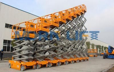 Remote Control Self Propelled Used Scissor Lift for Sale