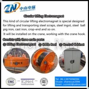 Circular Magnetic Lifter for Steel Scrap Lifting MW5