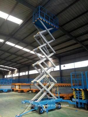 Excellent hydraulic electric mobile scissor lift with heavy loading