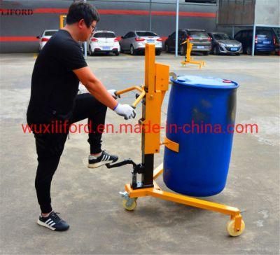 Factory Exporter 350kg Hydraulic Oil Drum Carrier, Manual Wholesale Drum Carrier Price
