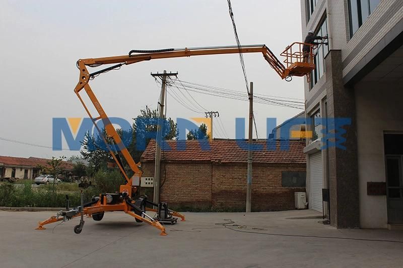 Discount Price of Mobile Trailer Towable Spider Aerial Working Boom Lift Price