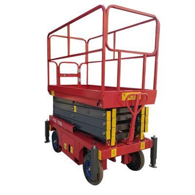 Custom 16 Meter Hight Auto Manlift Scissors Lift Small Table