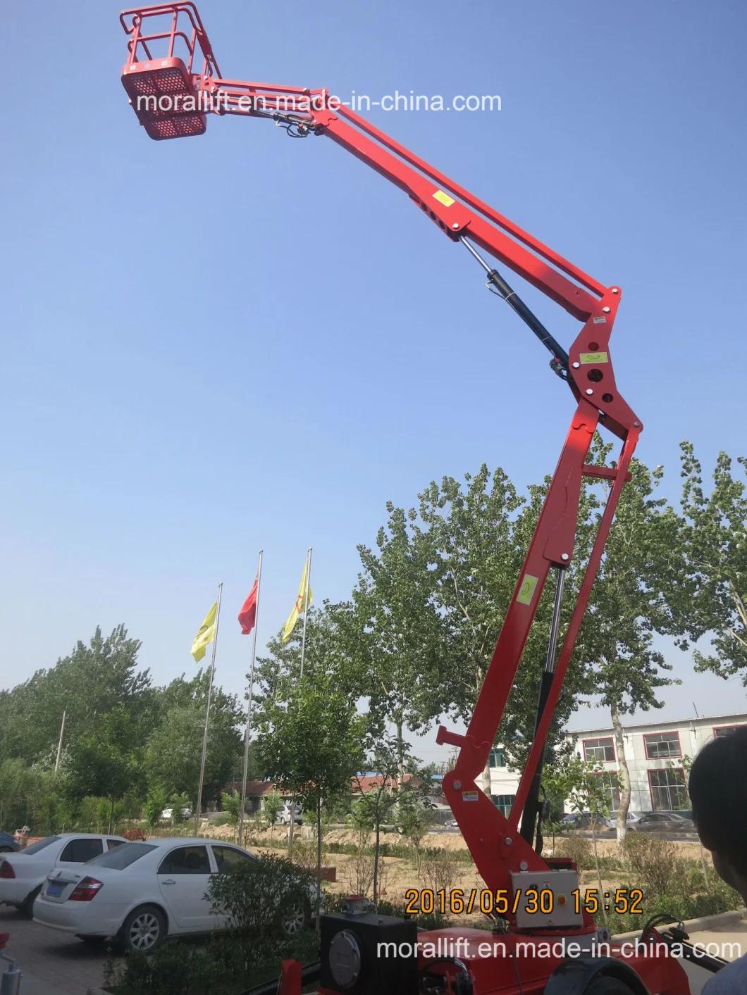Trailing Portable Small Size High Lift Articulating Man Lift with CE
