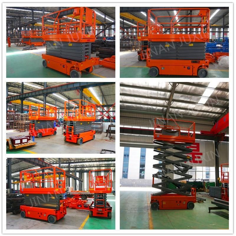 16m 14m 12m 10m 8m 6m Aerial Work Safety Man Lift Hydraulic Electric Self Propelled Scissor Lift Platform