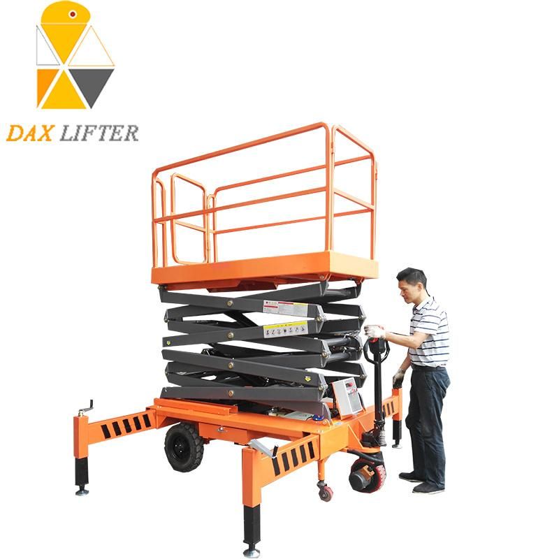 Full Electric Inexpensive Manual Move Hydraulic Scissors Lifting Equipment