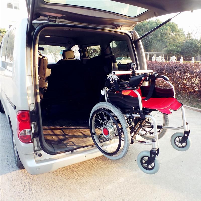 Wheelchair Hoist Installed in Car Trunk